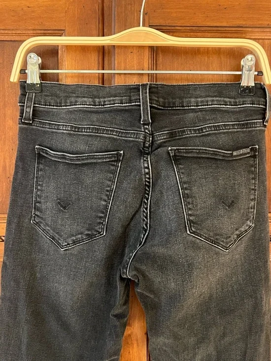 Hudson Natalie Midrise Super Skinny Ankle | Size 28 | Black Denim | Like New - Picture 8 of 15